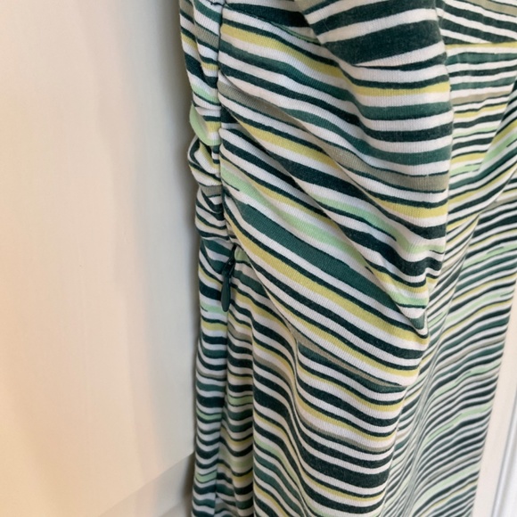 Title Nine Women Small Green Stripe Active Dress - Picture 3 of 6